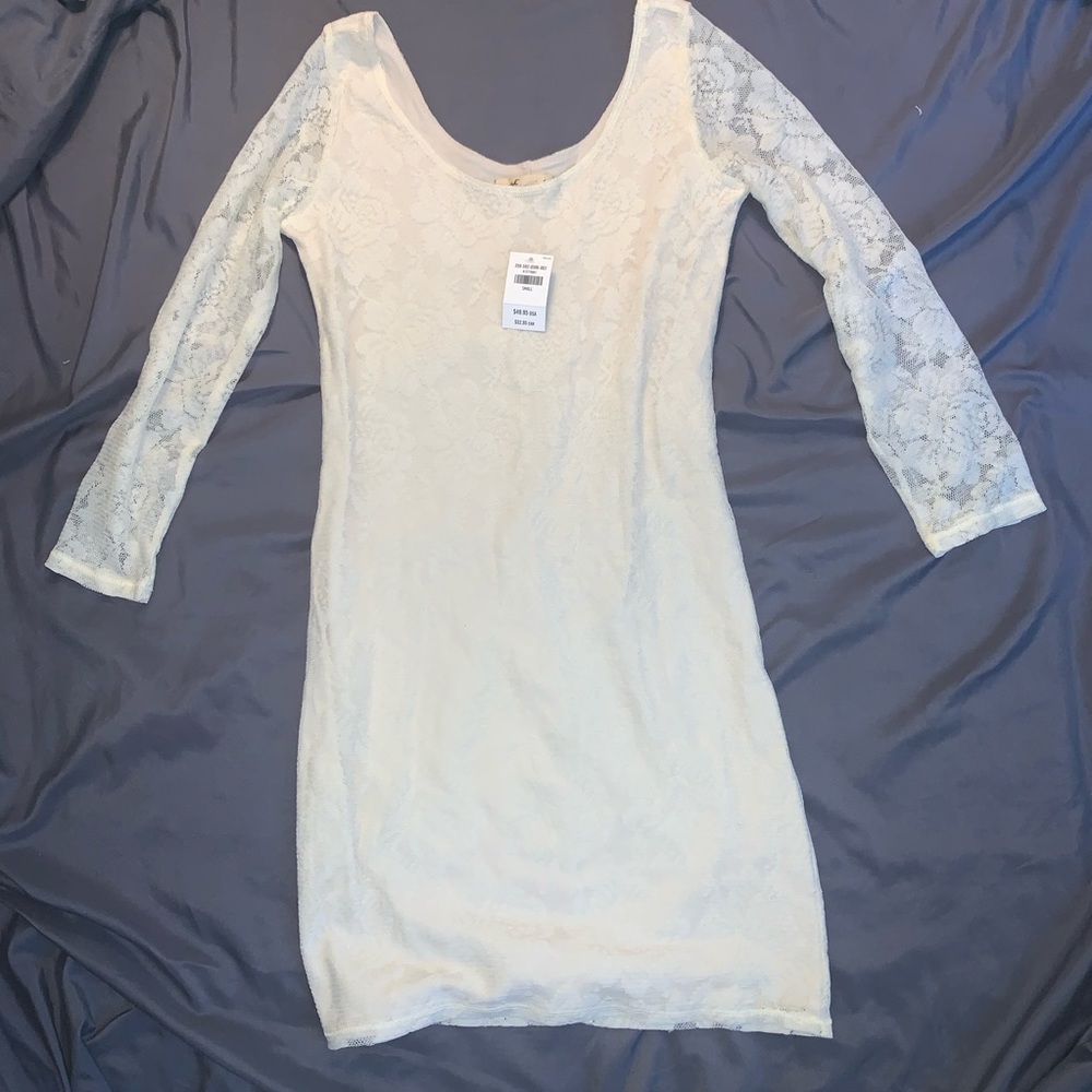 Tight White Hollister Dress